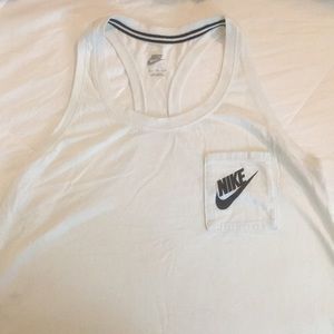 Nike Crossback Tank in White